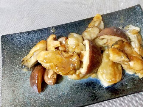 牡蠣と椎茸のバター醤油焼き＋＋